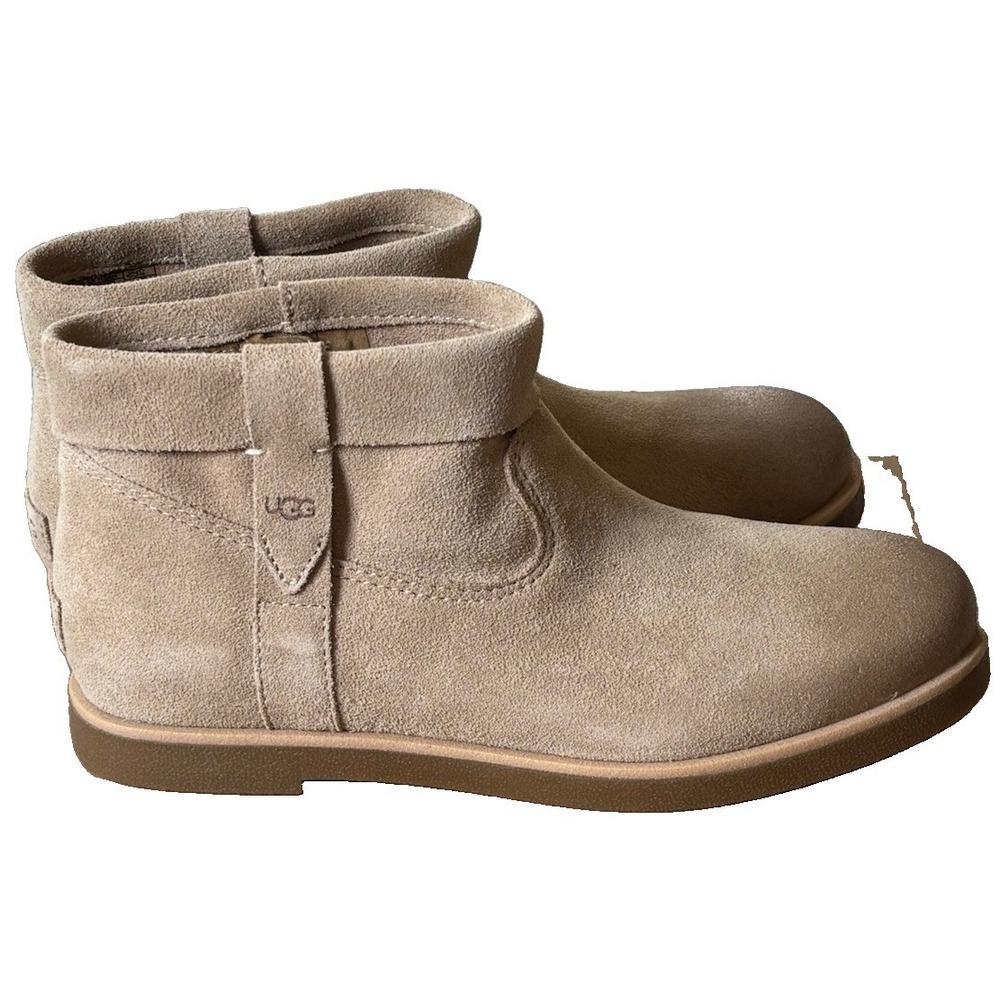 UGG Josefene Cuff Sand Suede Ankle Boots Tan Women Size 6.5 NEW